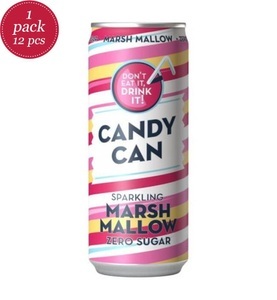 Candy Can, Candy Can Zero Sugar Drink, 330ml, Candy Can Marshmallow Zero Sugar Drink 330ml