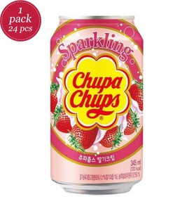 Chupa Chups, Chupa Chups Strawberry, 345 ml, Chupa Chups Drink Erdbeere 345ml