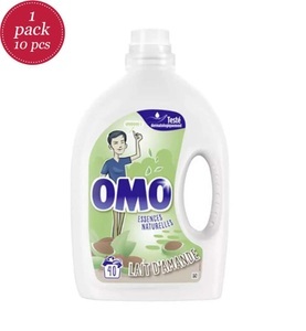 Home, Home - 4 Omo Flüssigwaschmittel 2L Milch Mandel - 40 Wäschen, 