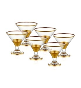 Home, Home - 6er-Set Eisbecher - Gold, 