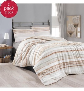 undefined, Home - 2-Teilige Bettwäschegarnitur - 140 x 200 cm - Multicolor, 
