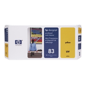 Hewlett-Packard, Hewlett-Packard HP Druckkopf Nr. 83 (C4963A) Yellow, HP 83 Original Druckkopf und Reiniger C4963A Gelb 1