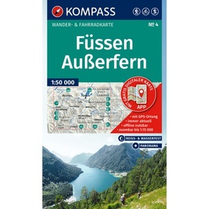 Kompass Verlag, Kompass Verlag WK 4 Füssen - Außerfern, Kompass Verlag WK 4 Füssen - Außerfern