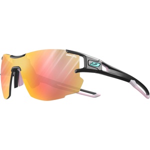 Julbo, Julbo Sportbrille Aerolite - Blau, Orange, Julbo Aerolite - Reactiv Performance 1-3 - Sonnenbrille - Damen Mat Translucide Black / Pink Pastel One Size