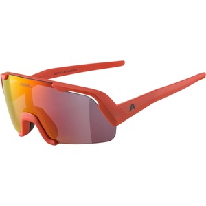 Alpina, Alpina Rocket Junior Sonnenbrille - Pumpkin-Orange Matt, Yellow Mirror, Alpina Rocket Junior Sonnenbrille - Pumpkin-Orange Matt, Yellow Mirror
