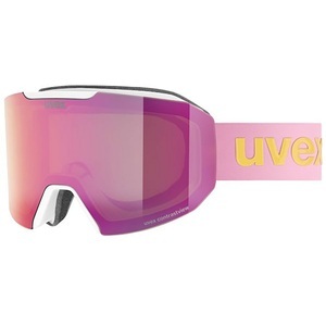Uvex, Uvex evidnt ATTRACT WE Skibrille - white matt dl/mirror rose, Uvex evidnt ATTRACT WE Skibrille - white matt dl/mirror rose