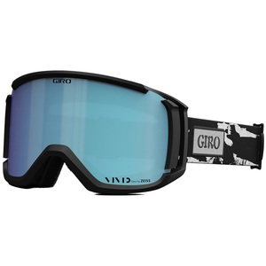 undefined, Giro Revolt Vivid Skibrille, Farbe: black/white stained;vivid royal S2, Grösse:one size, Giro Revolt Vivid Skibrille - Schwarz-Weiss / Vivid Royal S2 (Grösse: one size)