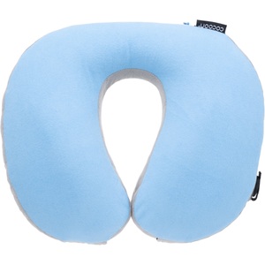 COCOON, U-Shaped Neck Pillow, Light-Blue/Grey