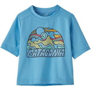 Patagonia, Patagonia Kinder Baby Cap SW T-Shirt, Patagonia Baby Cap Cool Daily T-Shirt Live Simply Sea Buds-2A 2A
