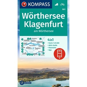 Kompass Verlag, Kompass Verlag WK 61 Wörthersee - Klagenfurt, Kompass Verlag WK 61 Wörthersee - Klagenfurt