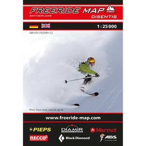 Freeride Map, Freeride Map Disentis - Ski, Freeride Map Disentis