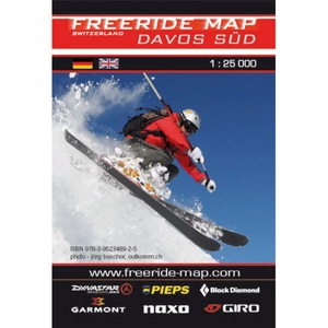 undefined, Freeride Map Davos Süd, Freeride Map Davos Süd