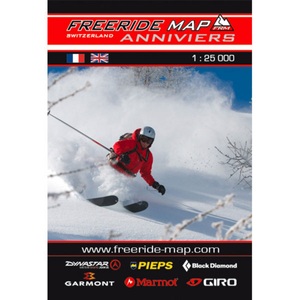 Freeride Map, Freeride Map Anniviers - Ski, Freeride Map Anniviers