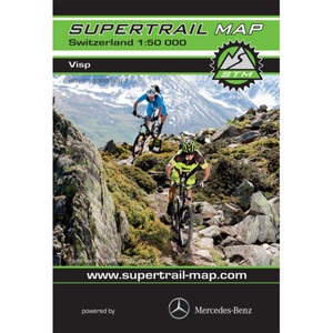 Supertrail Map, Supertrail Map Visp - MTB, Supertrail Map Visp - MTB