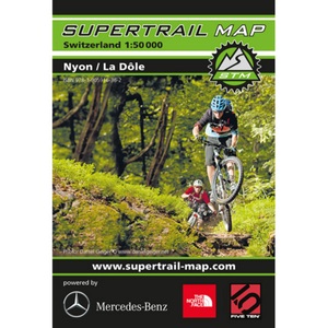 Supertrail Map, Supertrail Map Nyon / La Dole - MTB, Supertrail Map Nyon / La Dole - MTB