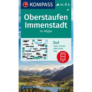 Kompass Verlag, Kompass Verlag WK 2 Oberstaufen - Immenstadt im Allgäu, Kompass Verlag WK 2 Oberstaufen - Immenstadt im Allgäu