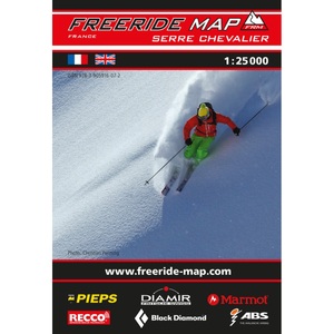 Freeride Map, Freeride Map Serre Chevalier - Ski, Freeride Map Serre Chevalier