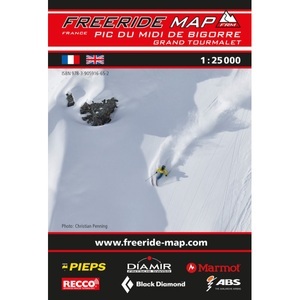 Freeride Map, Freeride Map Pic du Midi de Bigorre/Grand Tourmalet - Ski, Freeride Map Pic du Midi de Bigorre/Grand Tourmalet - Ski