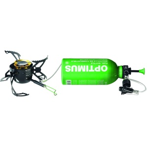 Optimus, Optimus Polaris Optifuel Kocher mit 0,4L Brennstoff Flasche 2019 Mehrstoffkocher