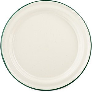 GSI Outdoors, GSI Emaille Teller 26cm cream 2019 Essgeschirr, GSI Deluxe Enamelware Teller