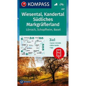 Kompass Verlag, Kompass Verlag WK 897 Wiesental-Kandertal, Kompass Verlag WK 897 Wiesental-Kandertal