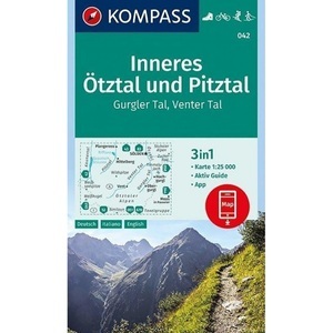 Kompass Verlag, Kompass Verlag WK 42 Inneres Ötztal und Pitztal, Kompass Verlag WK 42 Inneres Ötztal und Pitztal