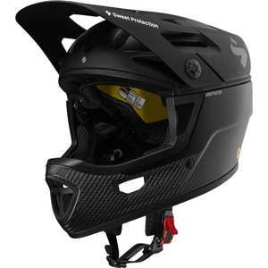 Sweet Protection, Sweet Protection Arbitrator MIPS Fahrradhelm (Schwarz), Sweet Protection Arbitrator MIPS Helmet - MTB-Helm Matte Black / Natural Carbon S/M (53 - 56 cm)