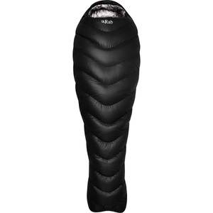 Rab, Rab Mythic Ultra 180 Schlafsack (Schwarz), Rab Mythic Ultra 180 - Schlafsack Black Regular - linke Öffnung