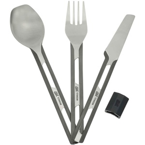 Esbit, Esbit Camping Besteck 3in1 1 St. TC4-TI Titan, Esbit Titan Besteck-Set mit Silikon-Manschette