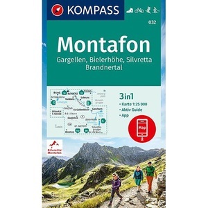Kompass Verlag, Kompass Verlag WK 032 Alpenpark Montafon, Kompass Verlag WK 032 Alpenpark Montafon