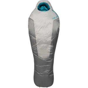 Rab, Rab Solar Ultra 3 Schlafsack Regular Damen grau Left Zipper 2022 Schlafsäcke, 