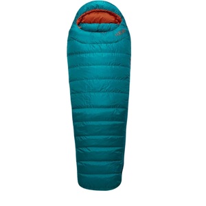 Rab, Rab Ascent 500 Schlafsack Regular Damen türkis Left Zipper 2022 Schlafsäcke, Rab Ascent 500 - Schlafsack - Damen Marina Blue Regular - linke Öffnung