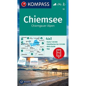 Kompass Verlag, Kompass Verlag WK 10 Chiemsee - Simssee, Kompass Verlag WK 10 Chiemsee - Simssee