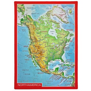 GeoRelief, Georelief 3D Reliefpostkarte Nordamerika, 