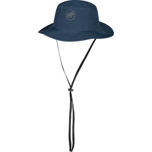 Mammut, Mammut Wanderhut mit breiter Krempe und Kordelzug Runbold Hat blau S, Mammut Wanderhut mit breiter Krempe und Kordelzug Runbold Hat blau S