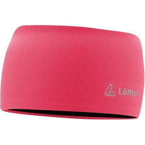 Löffler, Löffler Mono Wide Stirnband (Pink), Loeffler Mono Headband Wide - Stirnband Rouge Red OS