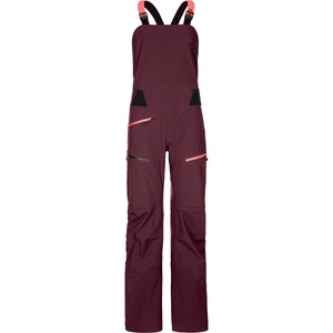 Ortovox, ORTOVOX 3L Deep Shell Bib Skihose Damen, Ortovox 3L Deep Shell Bib Pants - Skihose - Damen Dark Wine XS