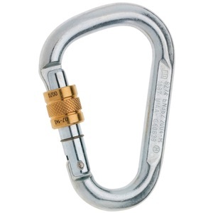 EDELRID, Edelrid HMS Karabiner Steel, Screw silver 2019 Karabiner