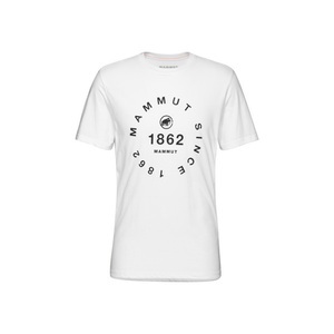 Mammut, Mammut Herren Seile T-Shirt (Größe XXL, Weiß), Mammut Klettershirt aus Bio-Baumwolle weiß XXL