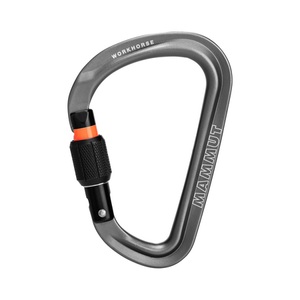 Mammut Grosser Schraubkarabiner mit gutem Handling grau one size