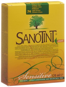 SANOTINT, SANOTINT SENSITIVE Light Haarfarbe 74 hellbraun (1 Stück), Sanotint Sensitive Haarfarbe 74 hellbraun