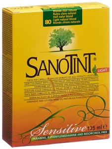 SANOTINT, SANOTINT SENSITIVE Light Haarfarbe 80 hell naturblond (1 Stück), Sanotint Sensitive Haarfarbe 80 hellnaturblond