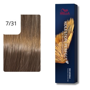 Wella Professionals, Wella Professionals Color Koleston Perfect RICH NATURALS 7/31 mittelblond gold-asch 60ml, Wella Koleston Perfect Me+ Permanent Creme Haarfarbe