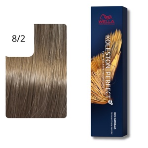 Wella Professionals, Wella Professionals Color Koleston Perfect RICH NATURALS 8/2 hellblond matt 60ml, Wella Koleston Perfect Me+ Pure Naturals Haarfarbe 60 ml Rich Naturals Haarfarbe: 8/2 hellblond matt