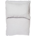 #lavie - Kissenanzug Linus - Leinen - hellgrau - 65/65 cm