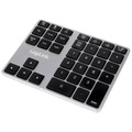 LogiLink ID0187 Numerische Tastatur Universal Bluetooth Aluminium, Schwarz