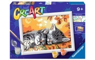 Ravensburger CreArt Autumn Kitties Malen nach Zahlen Set