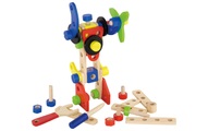 VIGA Konstruktions-Set BLOCK 68-teilig aus Holz