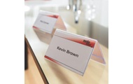 Sigel Table Top Display Frame 190x 60 mm, 5 pcs. Dokumentenhalter Transparent