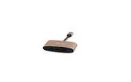 LMP USB-C 3.1 zu HDMI&USB3.0 Adapter - Aluminium Gehäuse, USB-C Laden, gold